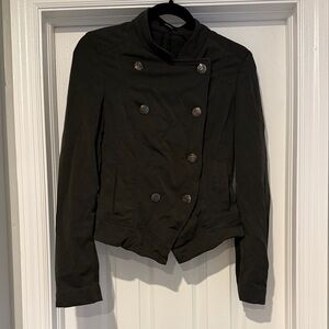 Express Women's Brown Double-Breasted Jacket size‎ 2